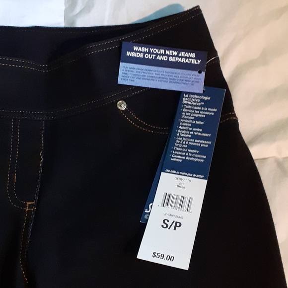 Straight Leg SlimCurve Technology Denim Pants - Picture 2 of 2